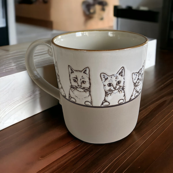 Happy Kittens 21 oz Coffee Mug