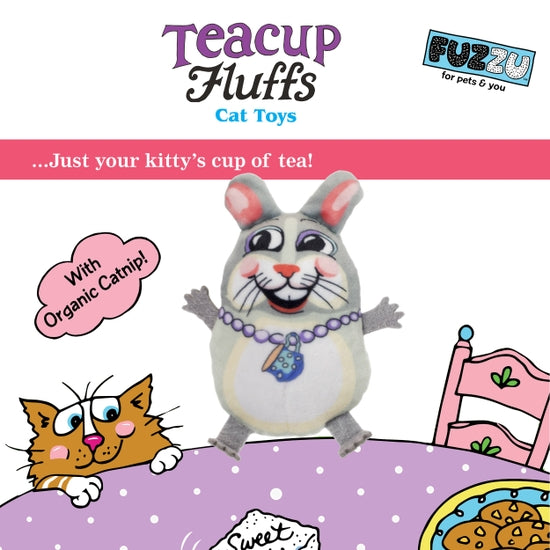 Bunny Teacup Fluffs Catnip Toy
