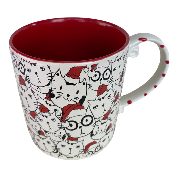 Christmas Clowder of Cats Coffee Mug