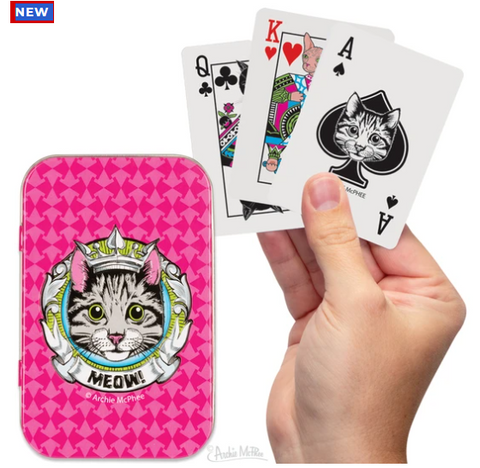 Cat Playing Cards for Poker Playing Felines