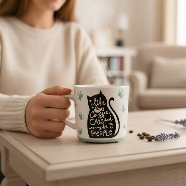 I Like Coffee, Cats & Maybe 3 People Mug