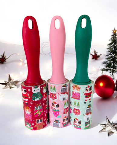 Cute Christmas Cats Lint Roller