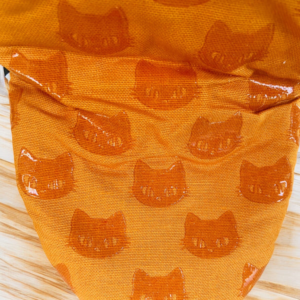 Black & Orange Cats Mini Oven Mitts