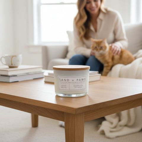 Sand + Paws Cat Candle