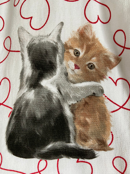 Sweet Cat Love 3 Kitchen Towel Set