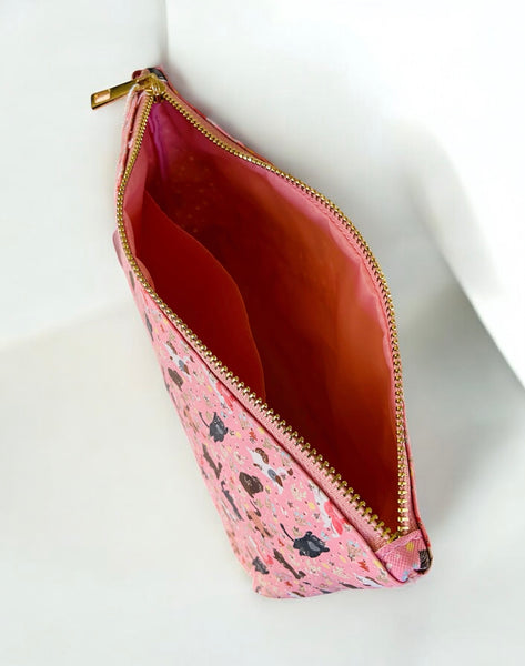 Frolicking Cats Makeup Travel Bag