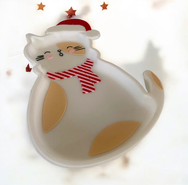 Christmas Kitty Silicone Spoon Rest