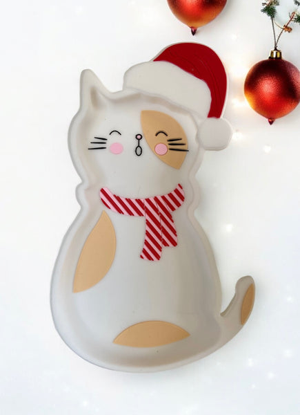 Christmas Kitty Silicone Spoon Rest