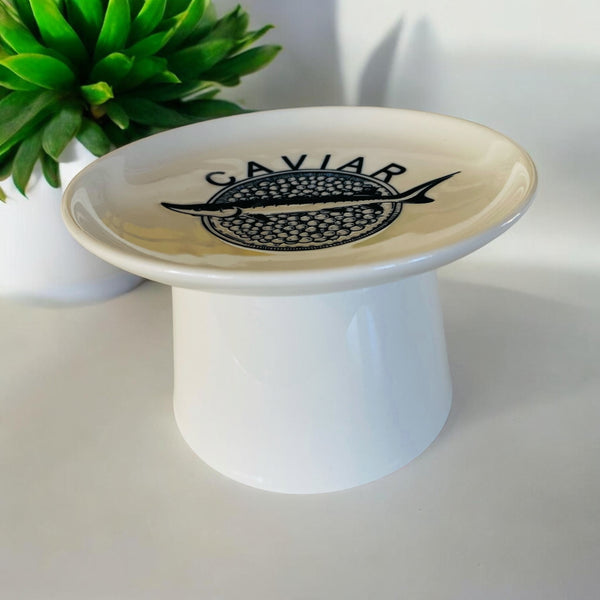 Blue Caviar Elevated Cat Dish
