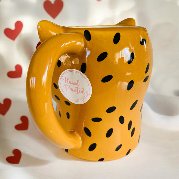 The Love Cheetah Cat 18oz Coffee Mug