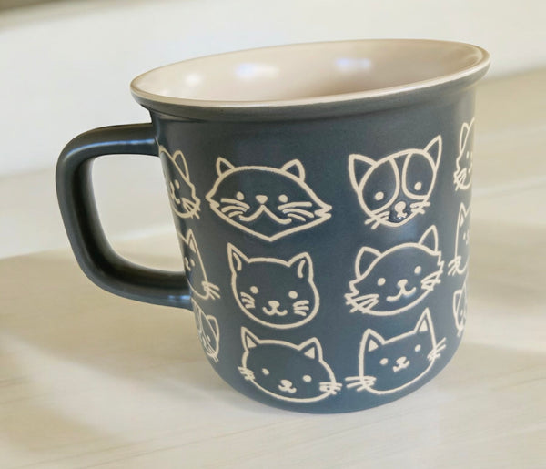 Sweet Grey & White Cats Coffee Mug