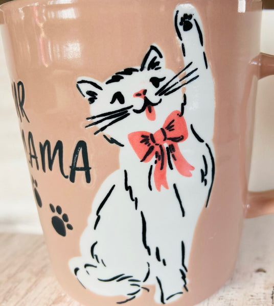 Pink Fur Mama 20 oz Mug