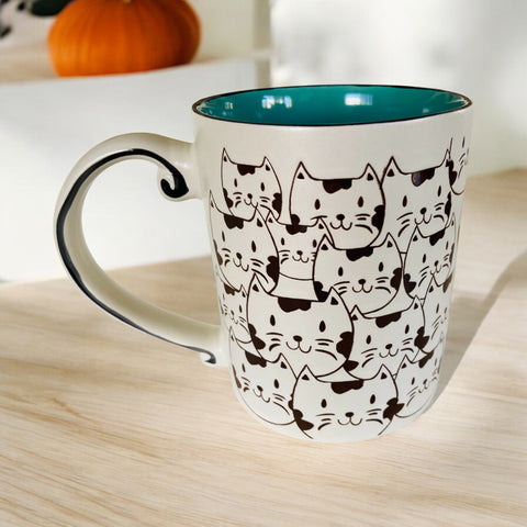 Clowder of Happy Cats Coffee Mug