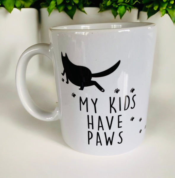 Cute My Kids Have Paws Mug