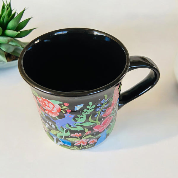 Enchanted Forest Cats Coffee Mug