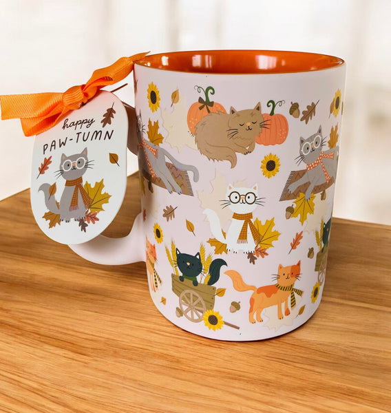 Sweet Autumn Kitties Coffee Mug