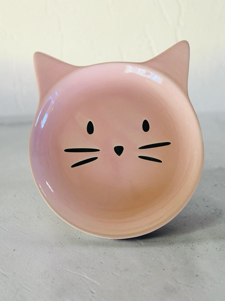 Pink Cat & Whiskers Dish