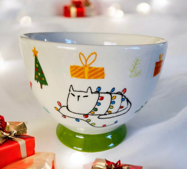 Christmas Presents Fun Cats 18 oz Mug