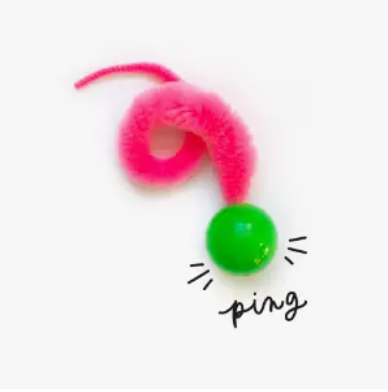 Wiggly Ping Cat Toy