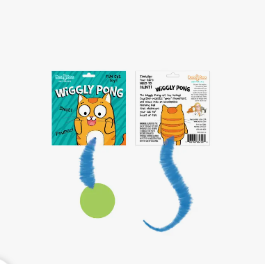 Wiggly Pong Cat Toy