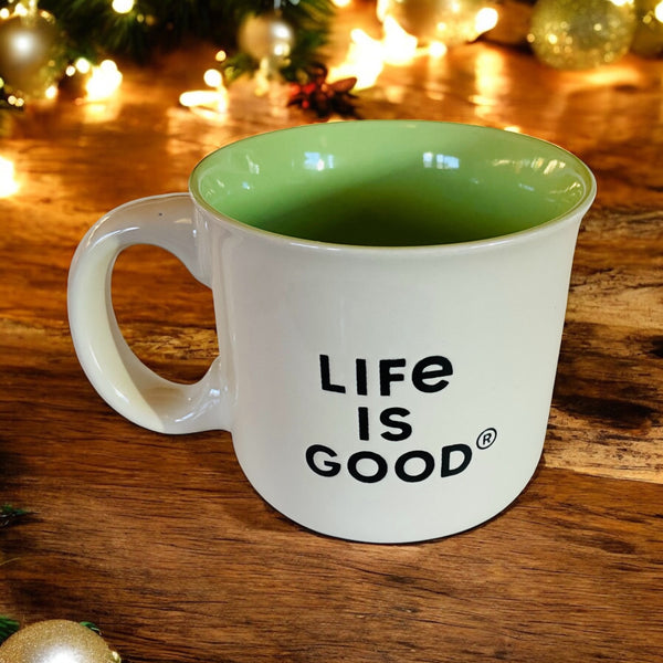 Life is Good Santa Paws 18oz Mug