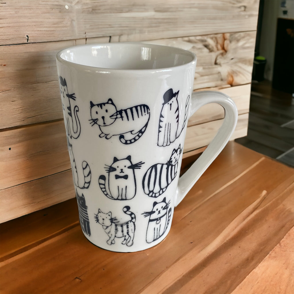 Multitude of Comical Cats 18oz Coffee Mug