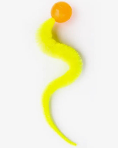 Fun and Energetic Glow in the Dark Wiggly Bouncy Ball with Tail