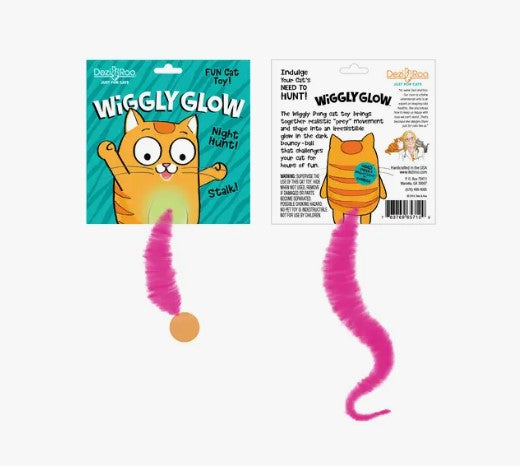 Fun and Energetic Glow in the Dark Wiggly Bouncy Ball with Tail