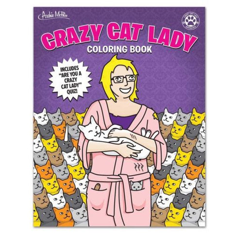 Crazy Cat Lady Coloring Activity Book - The Good Cat Company