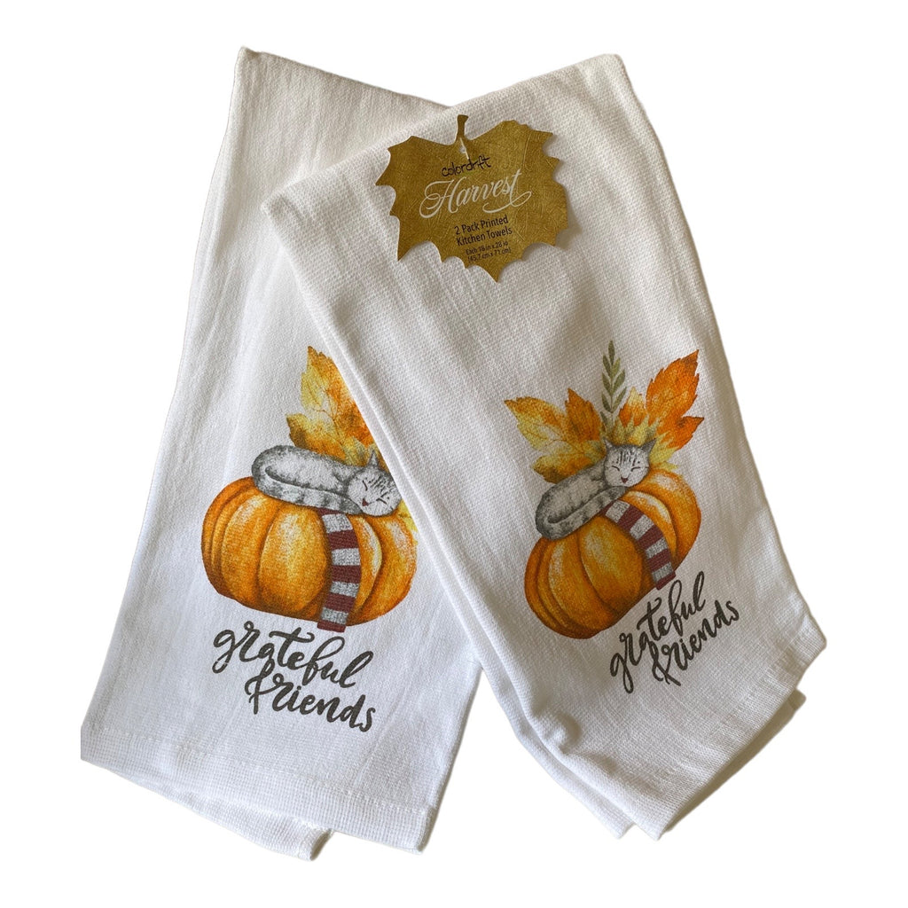 Pearhead Cat Lover Kitchen Dish Towels, Set of 2