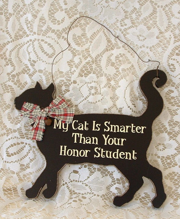 My Cat is Smarter than Your Honor Student Sign - The Good Cat Company