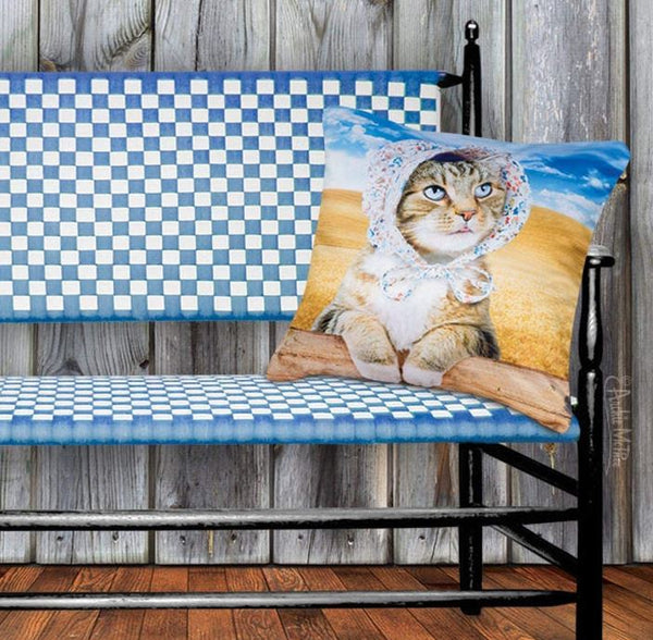Little Cat on the Prairie Pillow Cover - The Good Cat Company