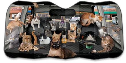 Car Full of Cats Auto Sunshade - The Good Cat Company
