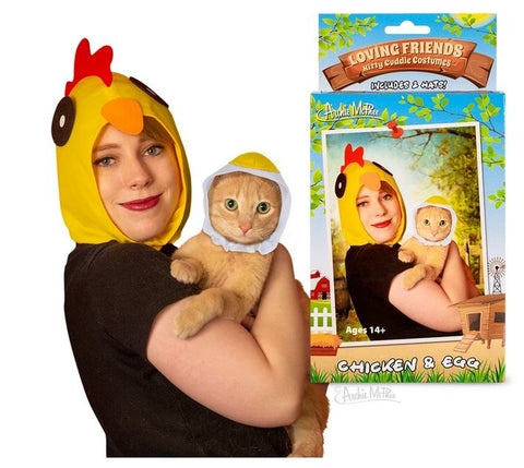 Loving Friends Human & Cat Chicken & Egg Costume - The Good Cat Company