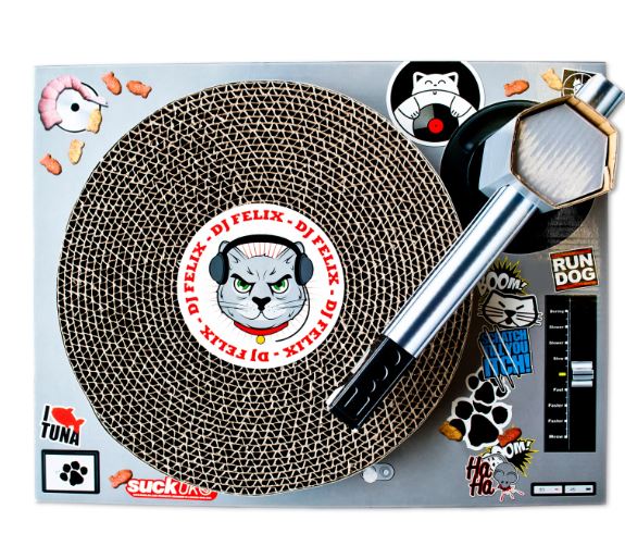 Cat Inner DJ Scratcher Turntable