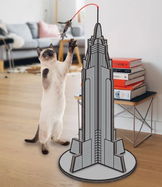 Cat Kong Empire State Building Scratching Post