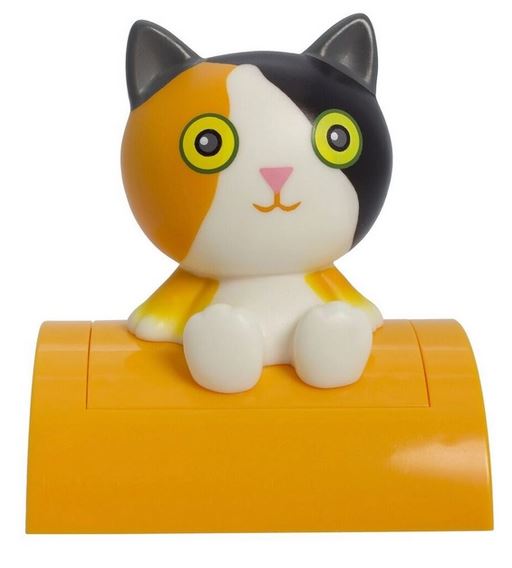 Adorable Calico Kitty Cat Tap On Tap Off Night Light