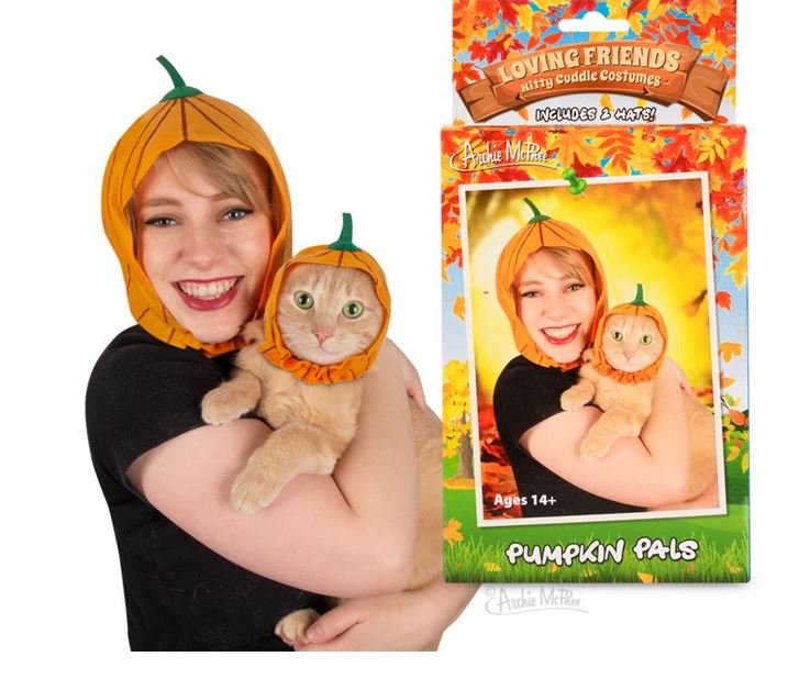 Loving Friends Human & Cat Pumpkin Pals Costume - The Good Cat Company
