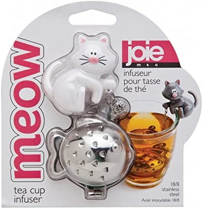White Cat & Fish Tea Cup Infuser