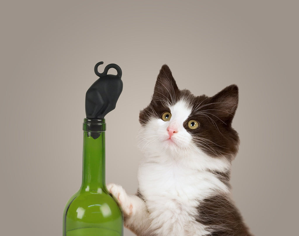 Kitty Black Cat Wine Stopper - The Good Cat Company