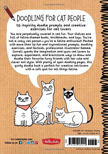 Doodling for Cat People by Gemma Correll - The Good Cat Company