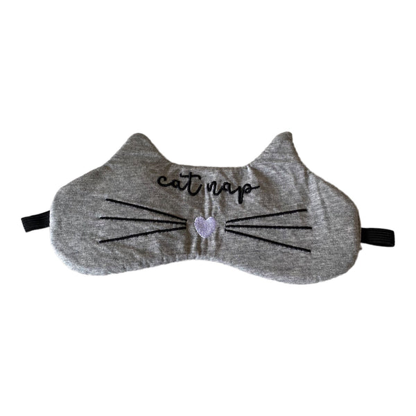 Gray Cat Sleep Mask