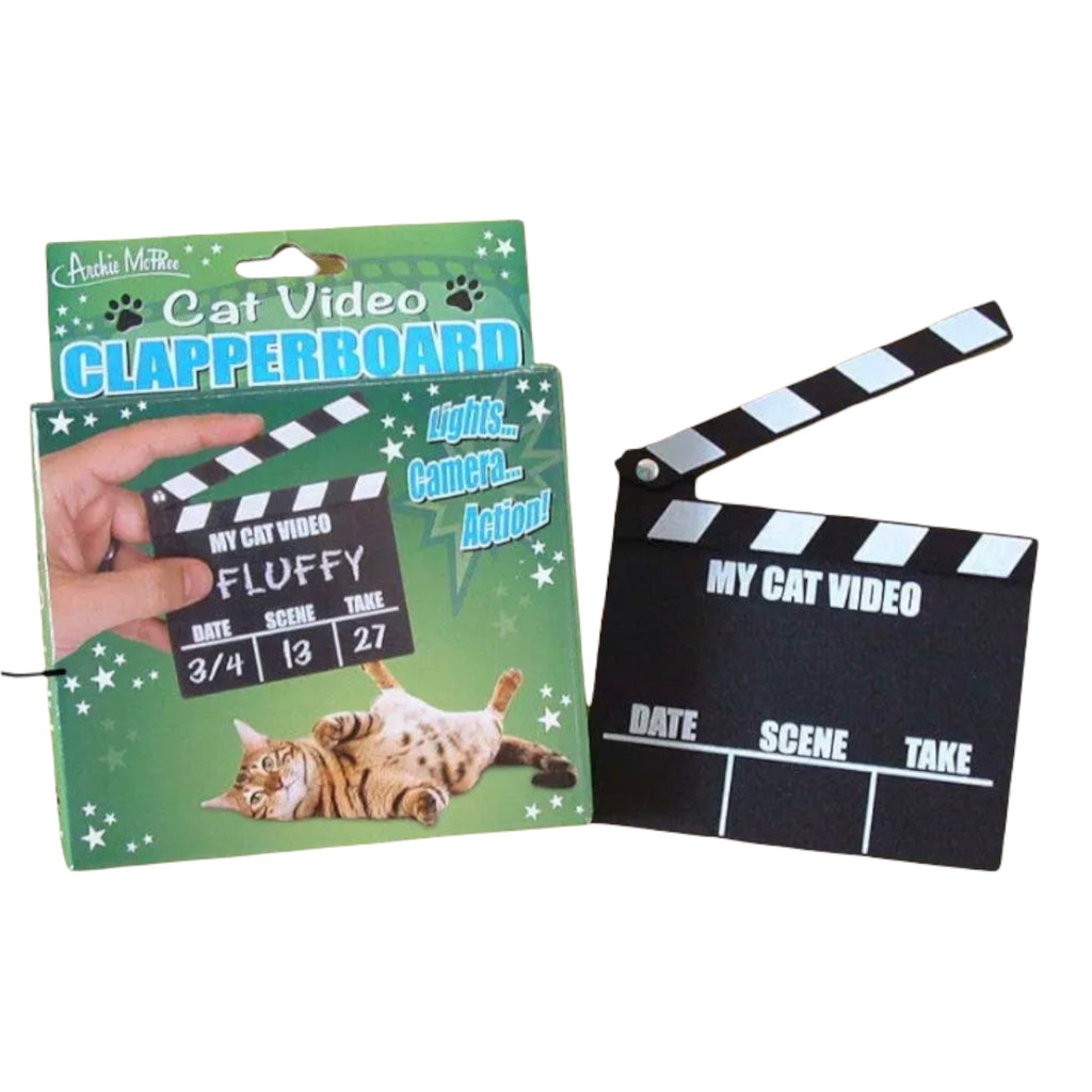 My Cat Video Movie Clapperboard - The Good Cat Company