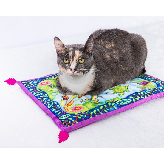 Sweet Spot Lily Pond Kitty Carpet Refillable Catnip Play Mat