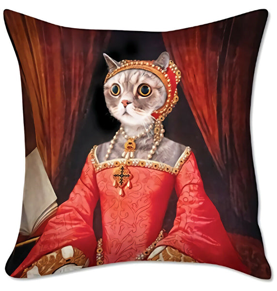 Renaissance Cat Pillow Cover - The Good Cat Company